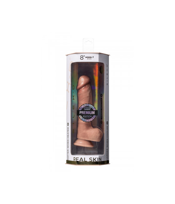 Gode Real Skin Supreme Model 1 flesh 21 cm - SilexD