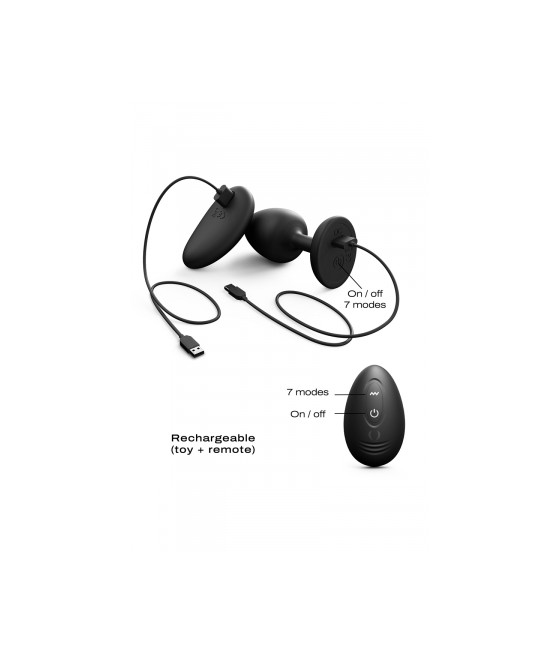 Plug anal vibrant télécommandé Geisha Plug Infinite M - Dorcel