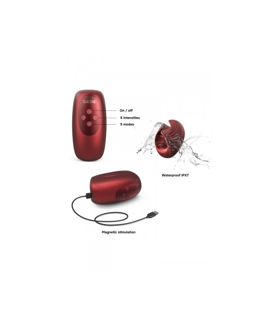 Masturbateur Sub One Velvet Red - Man Wan