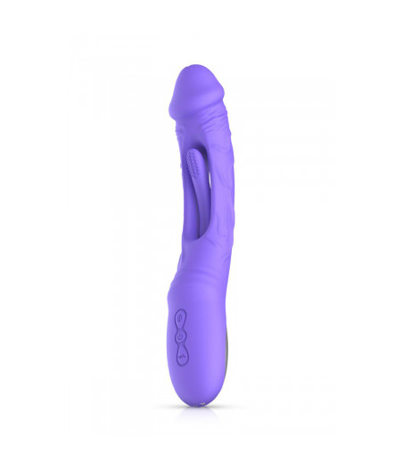 Vibro avec stimulateur de point G Flax - Good Vibes Only