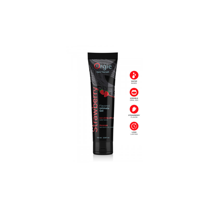Lubrifiant eau Lube Tube fraise 100ml