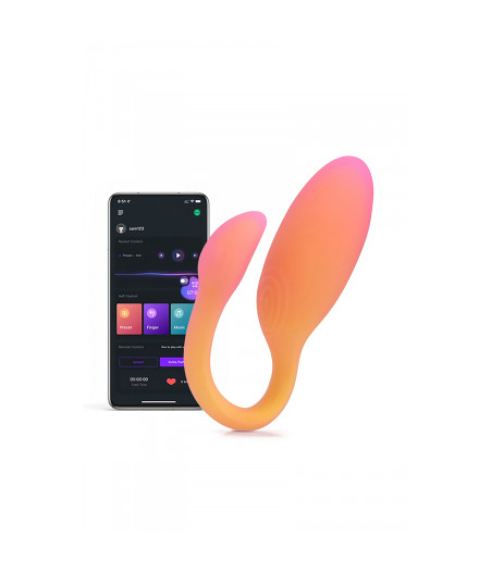 Oeuf vibrant connecté Flamingo Max orange - Magic Motion