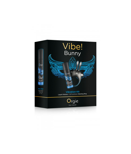 Kit plaisir vibrant Vibe! Bunny - Orgie