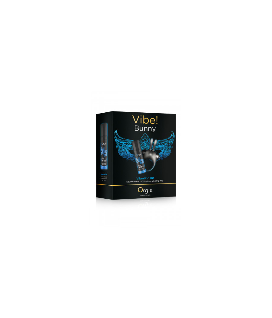 Kit plaisir vibrant Vibe! Bunny - Orgie Kit plaisir vibrant Vibe! Bunny - Orgie