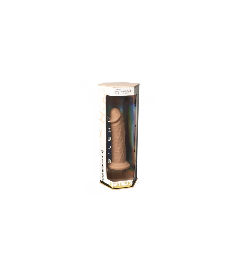 Gode Real Skin Model 2 flesh 15,4 cm - SilexD