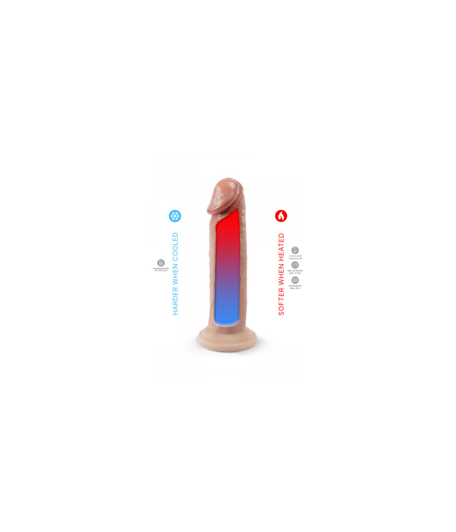 Gode Real Skin Supreme Model 2 flesh 15,4 cm - SilexD