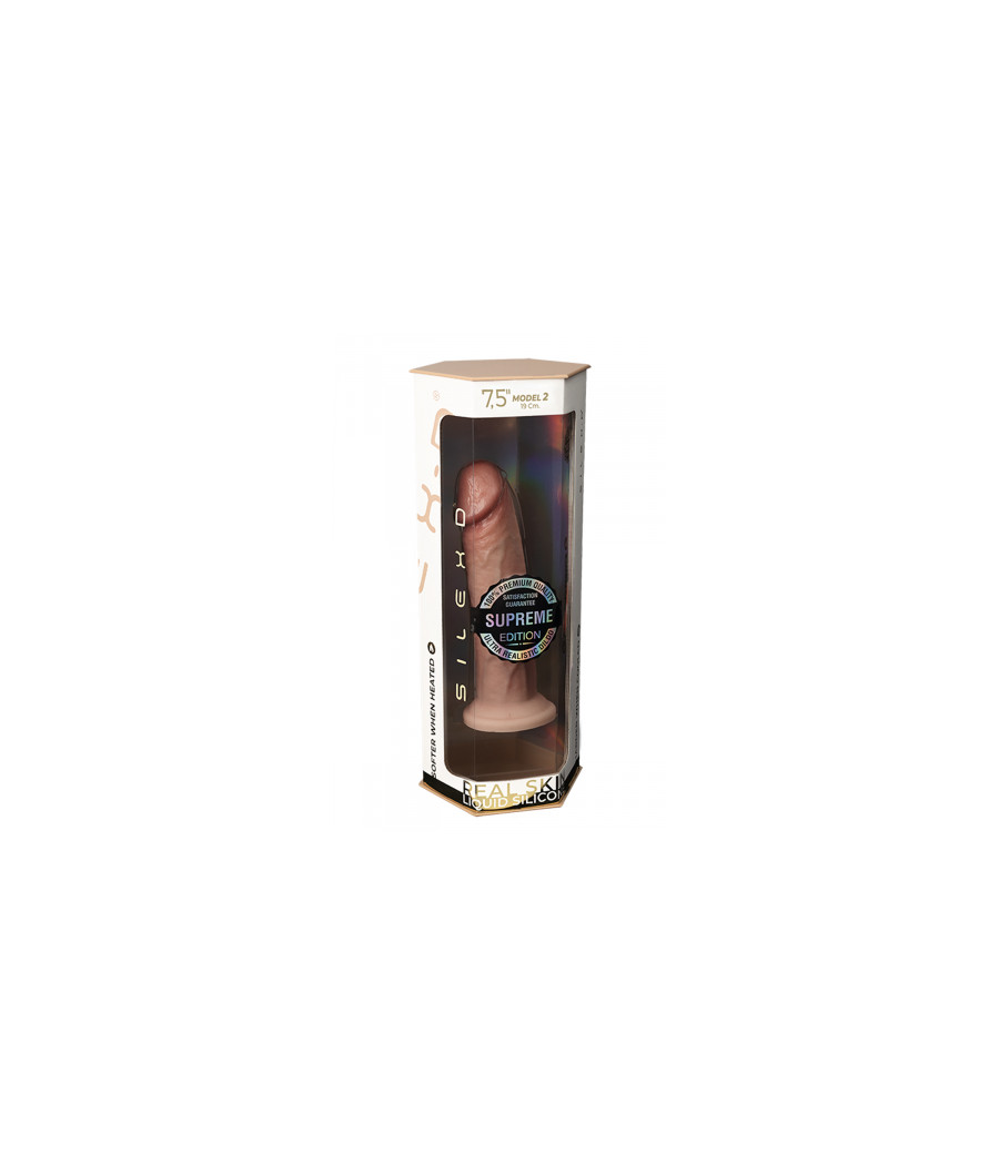 Gode Real Skin Supreme Model 2 flesh 19 cm - SilexD