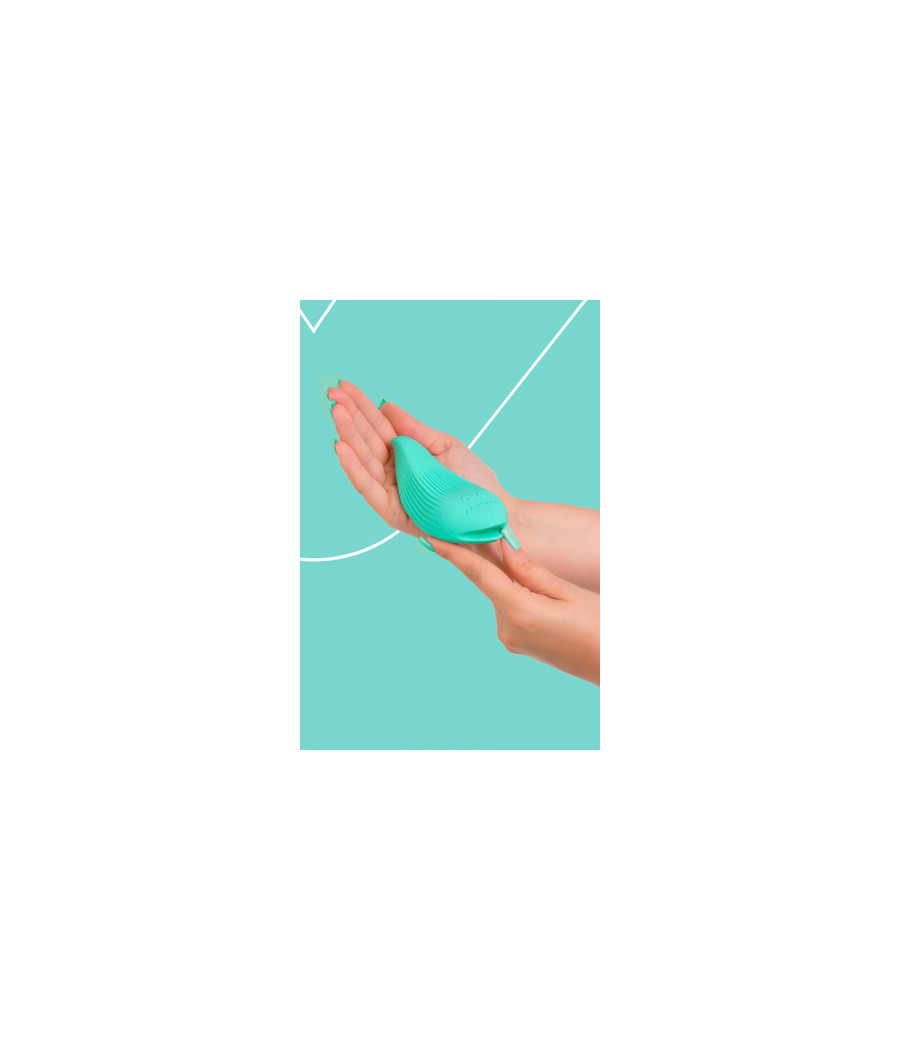 Mini vibro rechargeable DelightfulWave vert - FairyGasm