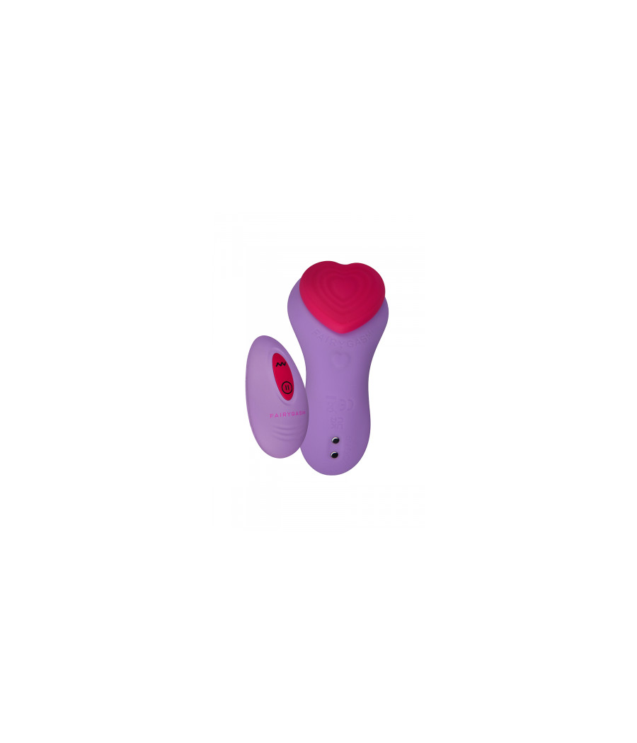 Stimulateur télécommandé de culotte HeartGem violet - FairyGasm Stimulateur télécommandé de culotte HeartGem violet - FairyGasm