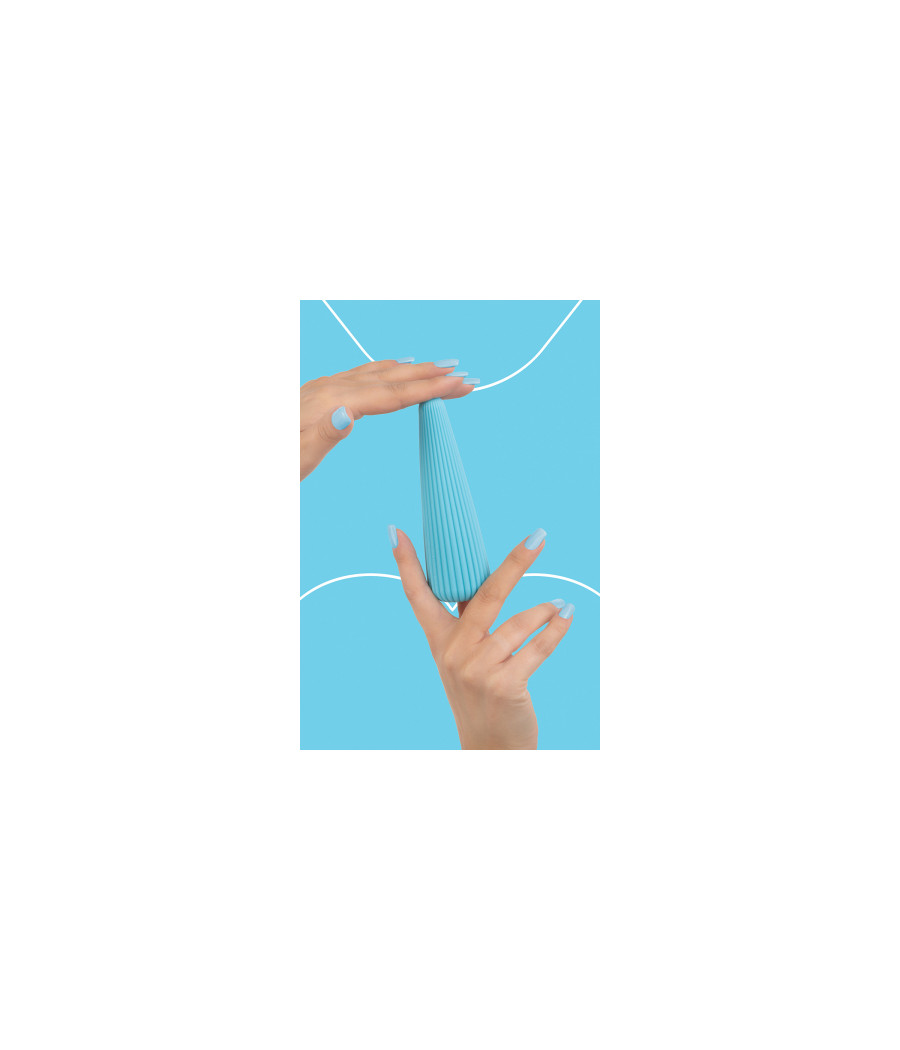 Vibro rechargeable IcyCone bleu - FairyGasm