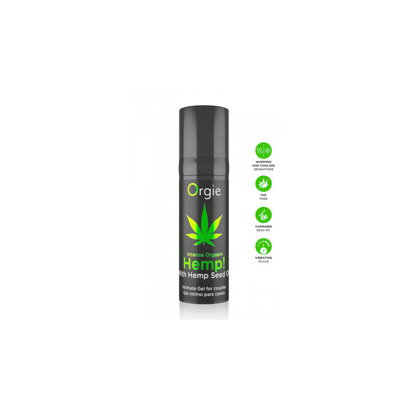 Gel intime d'excitation Hemp Intense Orgasm 15ml
