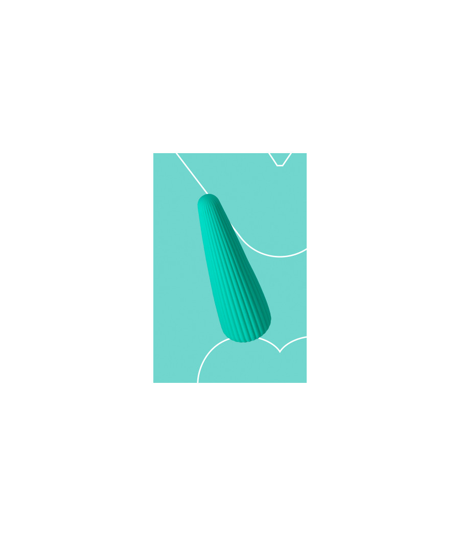 Vibro rechargeable IcyCone vert - FairyGasm