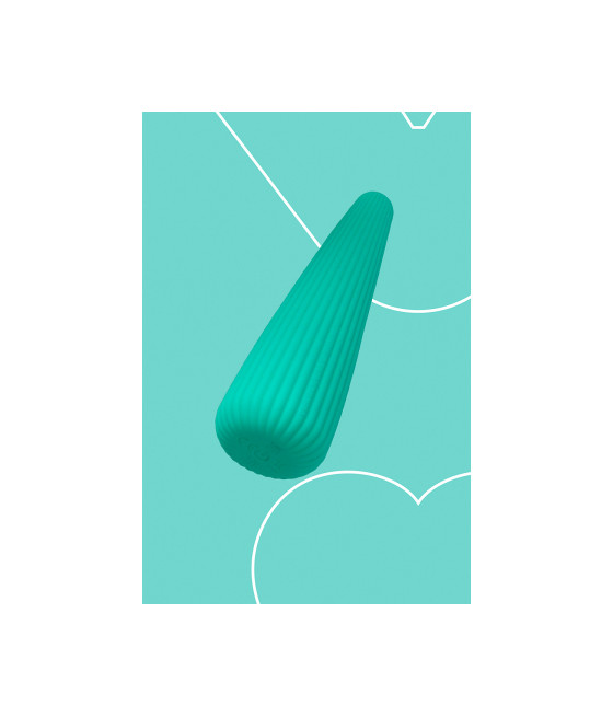 Vibro rechargeable IcyCone vert - FairyGasm