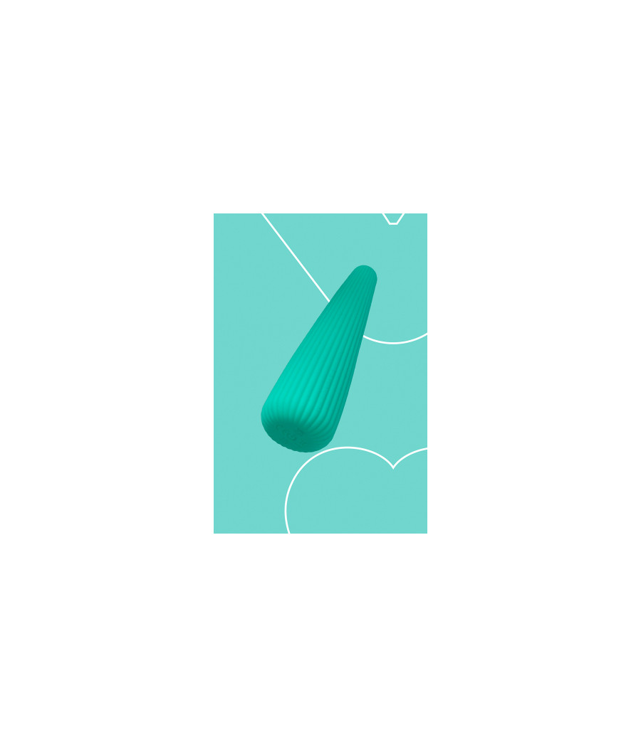 Vibro rechargeable IcyCone vert - FairyGasm