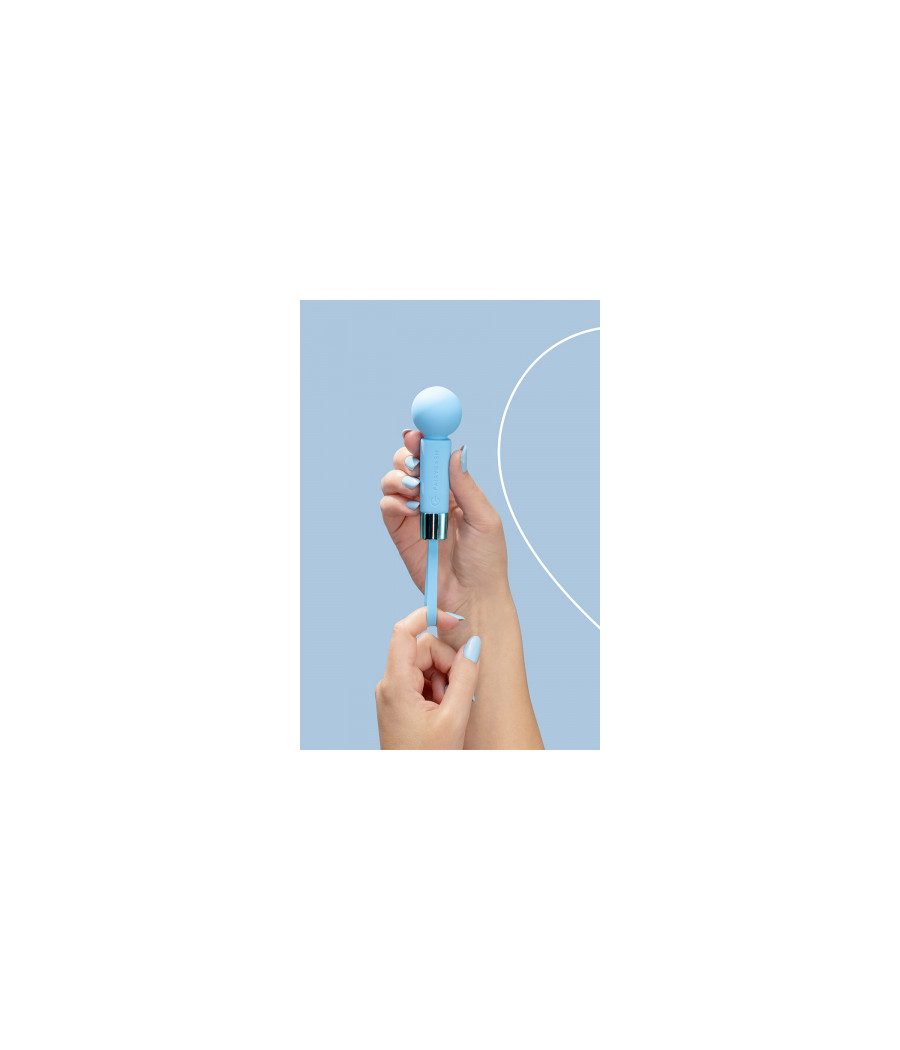 Mini vibro rechargeable Pearlstasy bleu - FairyGasm