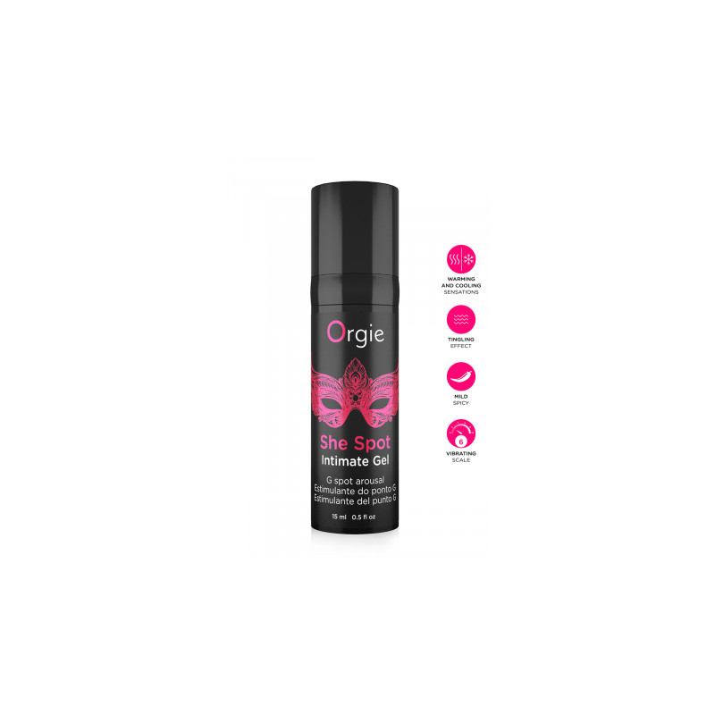 Gel stimulateur de point G She Spot 15ml