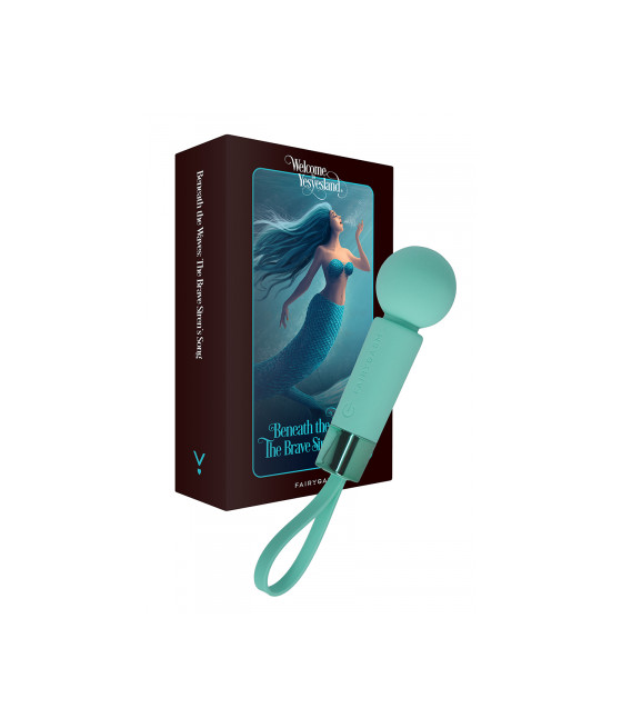 Mini vibro rechargeable Pearlstasy vert - FairyGasm