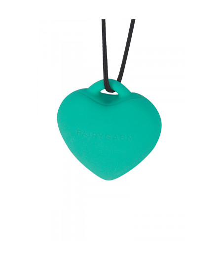 Stimulateur pendentif PleasureStone vert - FairyGasm