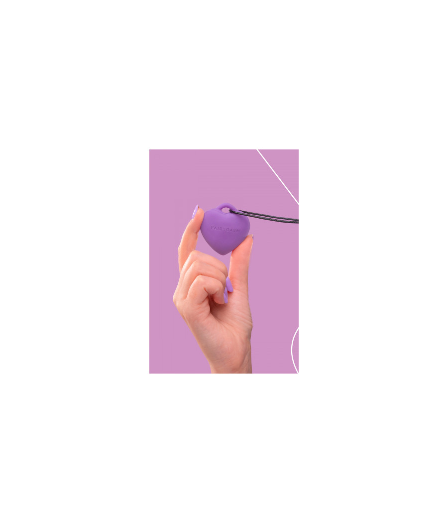 Stimulateur pendentif PleasureStone violet - FairyGasm