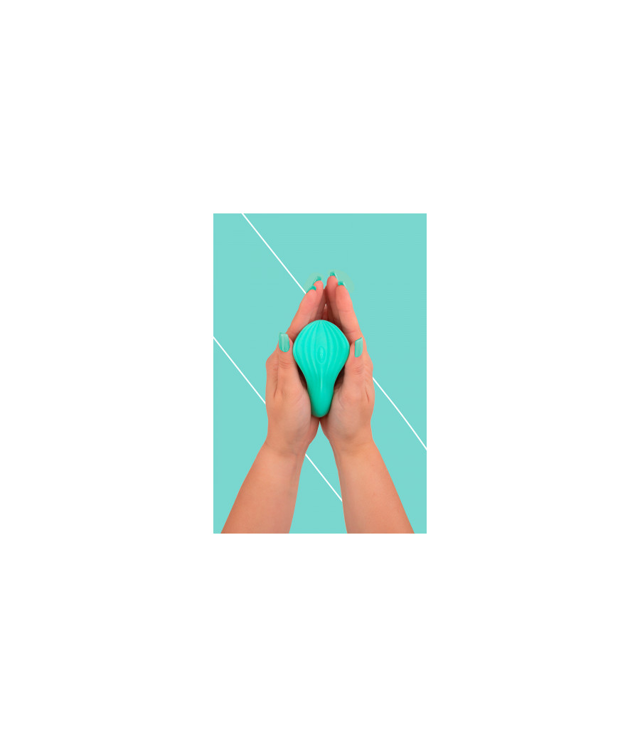 Mini vibro rechargeable SilkenTouch vert - FairyGasm