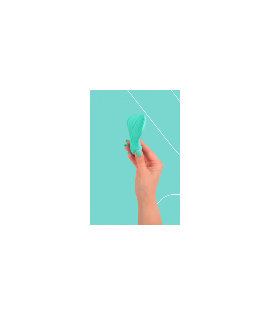 Mini vibro rechargeable SilkenTouch vert - FairyGasm