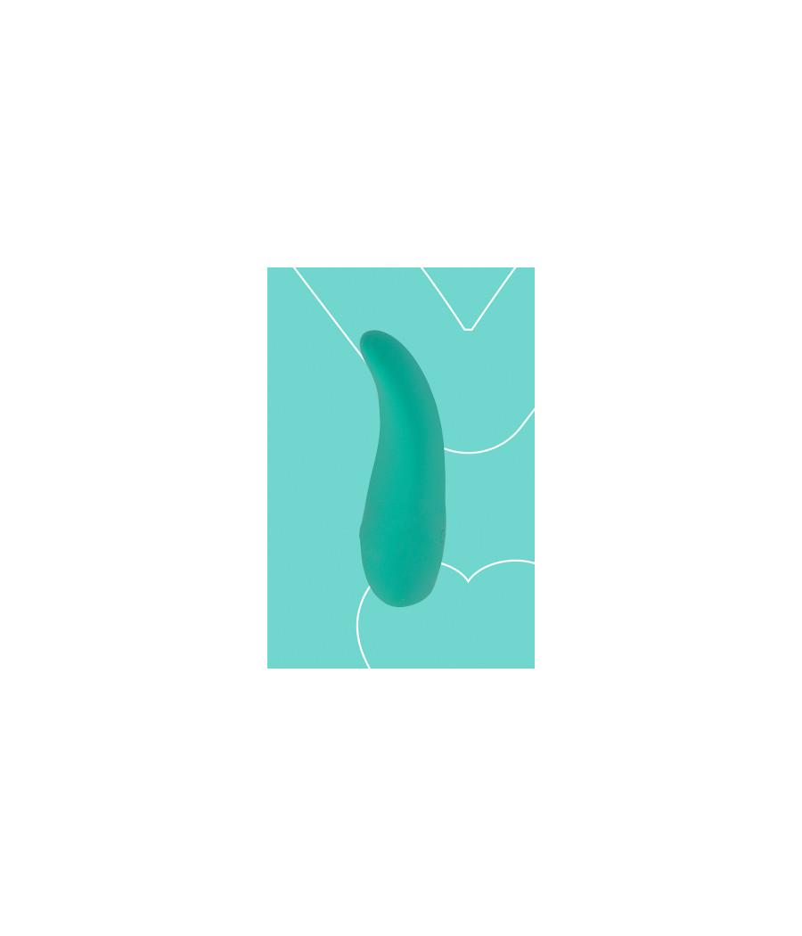 Mini vibro rechargeable ThrillLeaf vert - FairyGasm