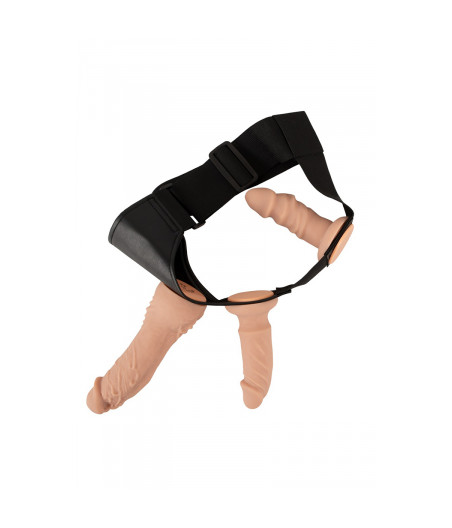 Gode-ceinture 3 dildos multi-positions - You2Toys