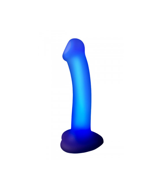 Dildo lumineux violet - Strap-On-Me