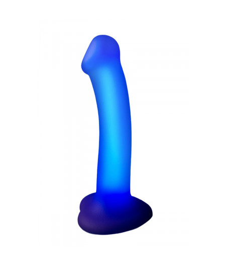 Dildo lumineux violet - Strap-On-Me