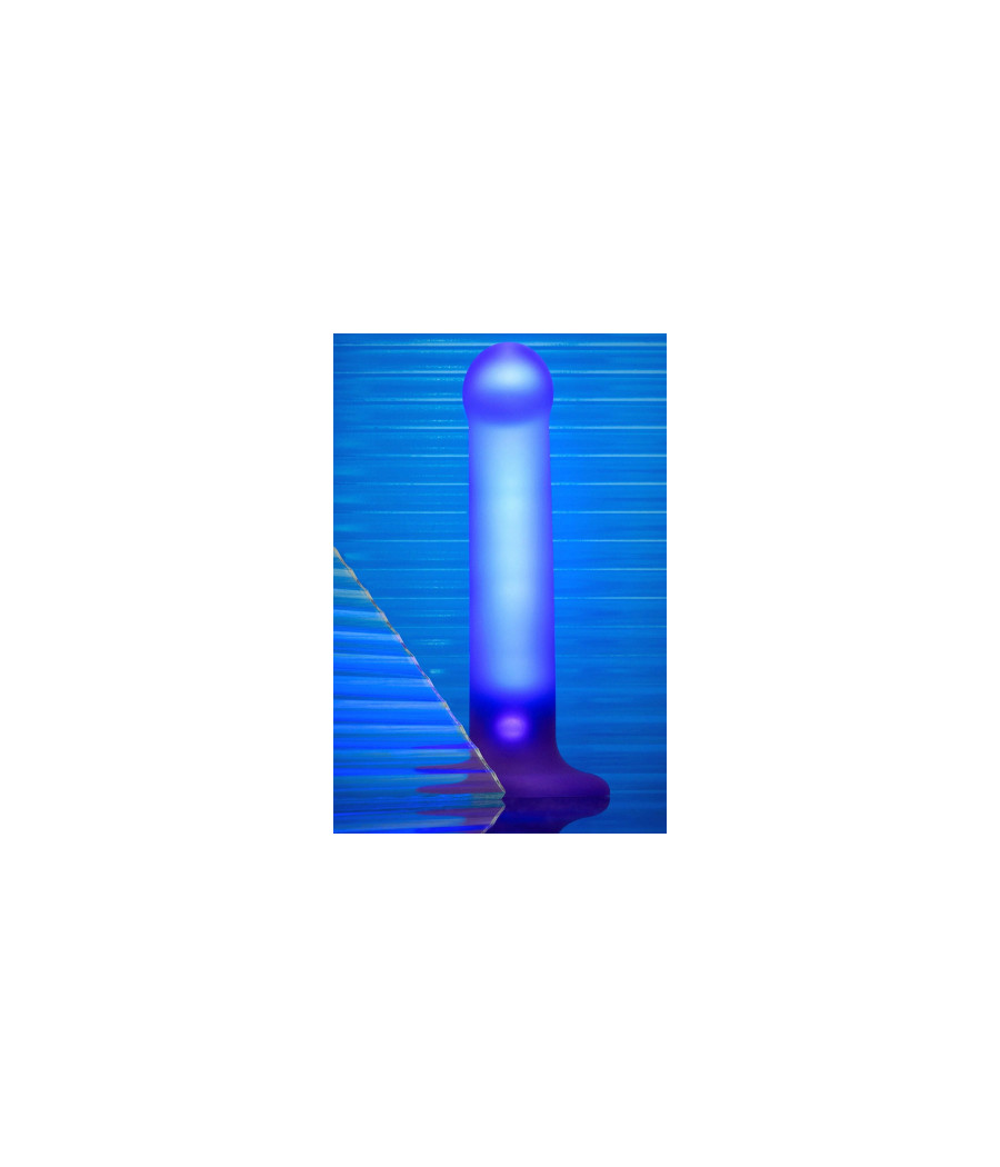 Dildo lumineux violet - Strap-On-Me