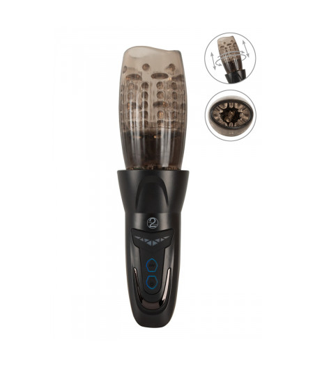 Masturbateur vibrant rotatif et va-et-vient - You2toys