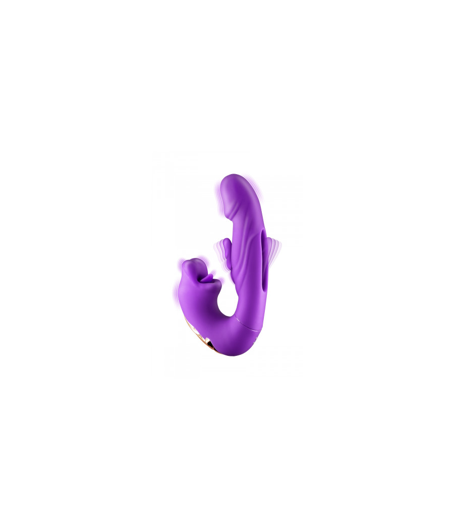 Vibromasseur rabbit 3-en-1 Kissy violet - Yoba Vibromasseur rabbit 3-en-1 Kissy violet - Yoba