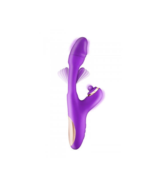 Vibromasseur rabbit 3-en-1 Joyfully violet - Yoba