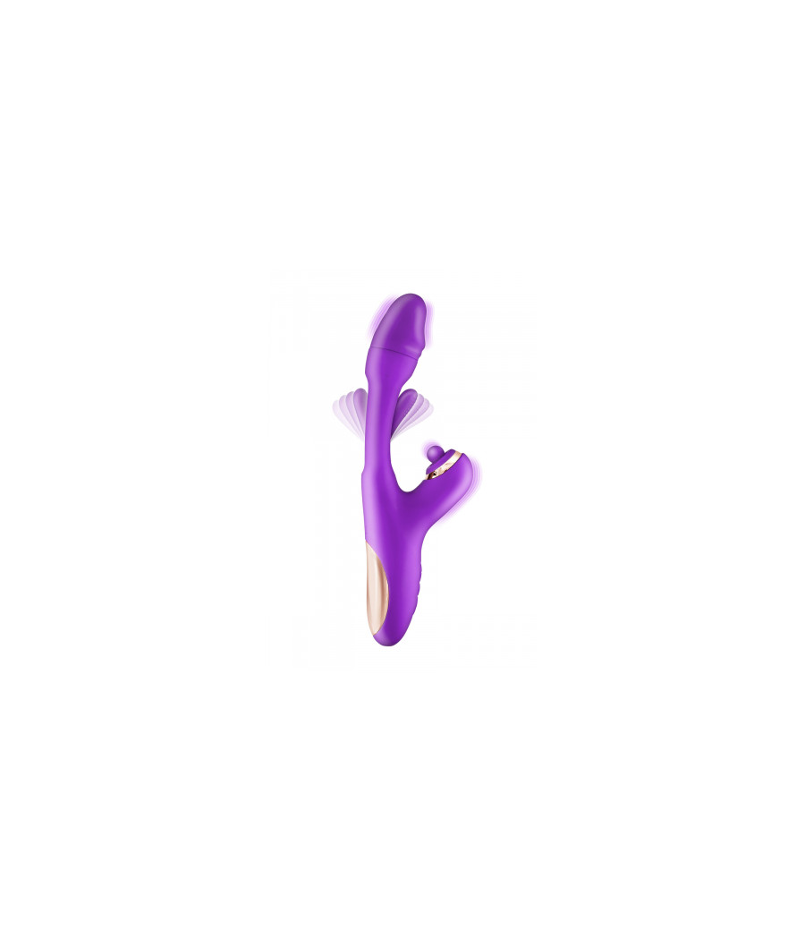 Vibromasseur rabbit 3-en-1 Joyfully violet - Yoba Vibromasseur rabbit 3-en-1 Joyfully violet - Yoba