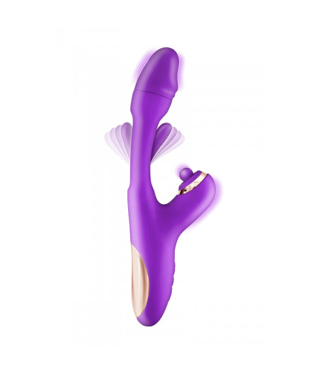 Vibromasseur rabbit 3-en-1 Joyfully violet - Yoba
