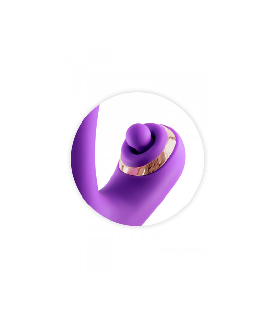 Vibromasseur rabbit 3-en-1 Joyfully violet - Yoba