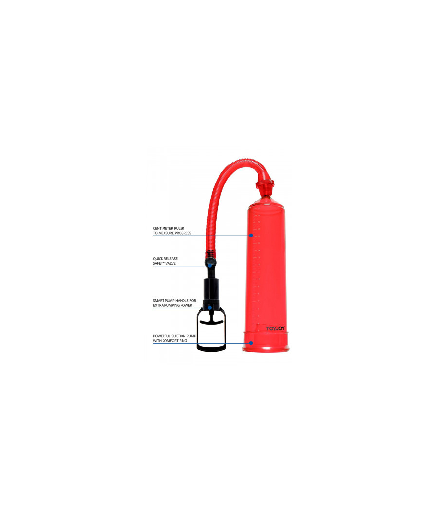 Pompe à pénis ToyJoy Power Pump rouge
