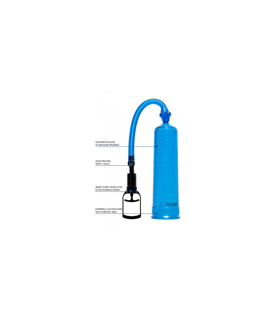 Pompe à pénis ToyJoy Power Pump bleu