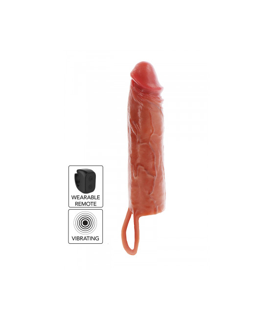 Gaine de pénis vibrante 20 cm - Toy Joy