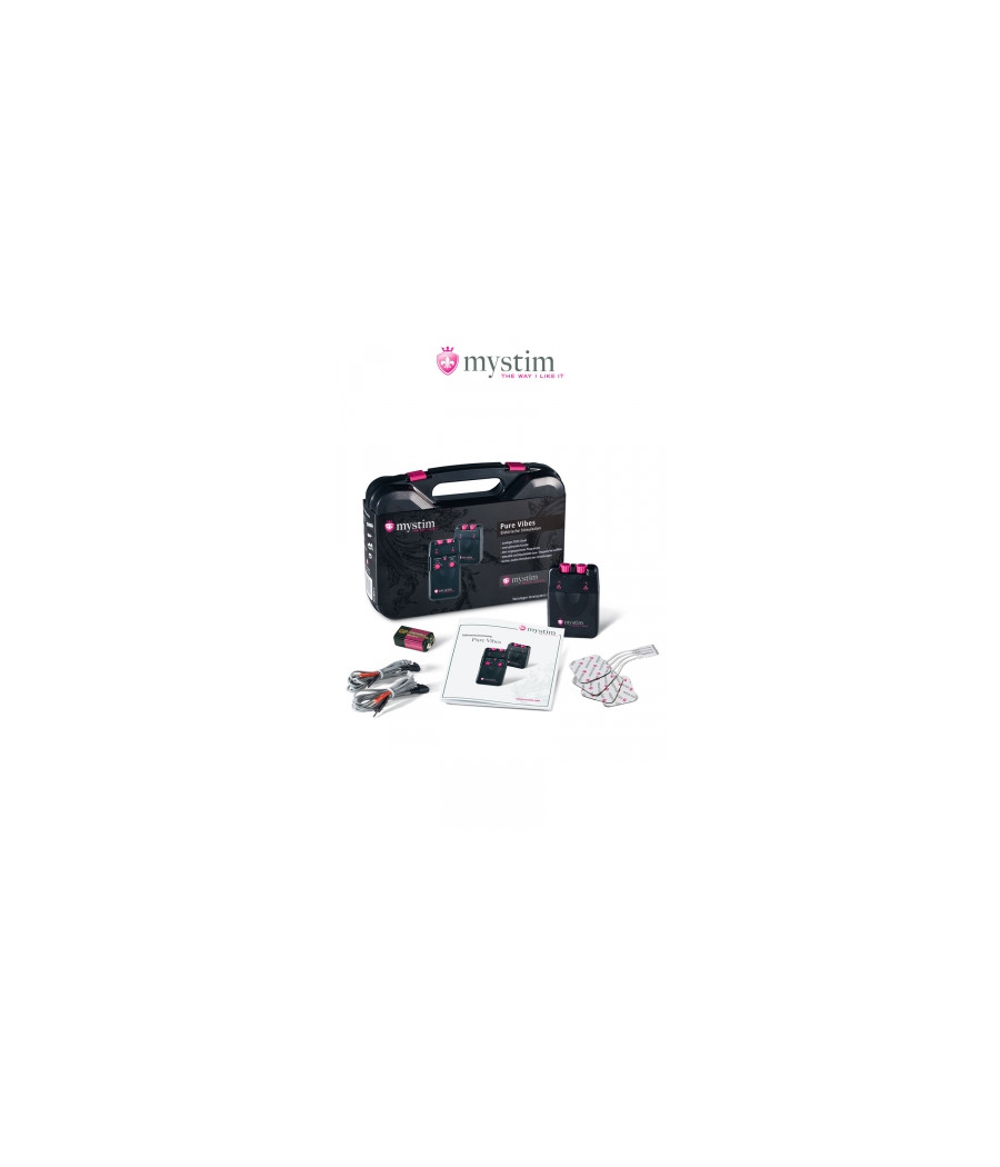 Malette électro-stimulation Pure Vibes 3 fonctions - Mystim Malette électro-stimulation Pure Vibes 3 fonctions - Mystim
