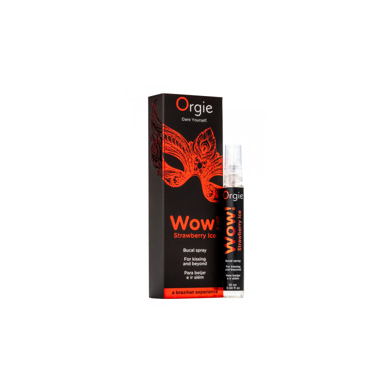 Spray buccal excitant Wow menthol fraise glaÃ§Ã©