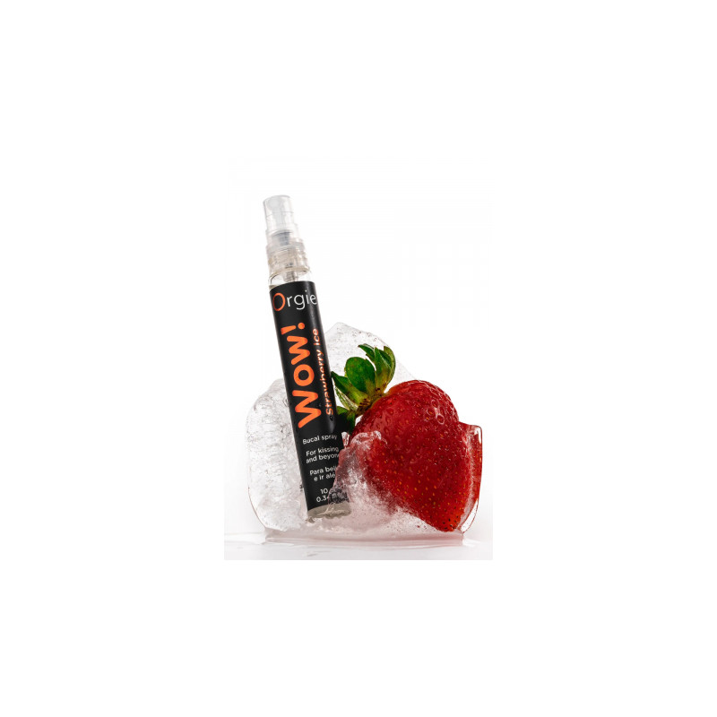 Spray buccal excitant Wow menthol fraise glaÃ§Ã©