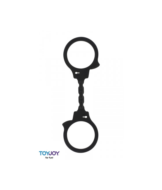 Menottes silicone stretchy - noir