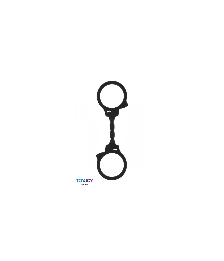 Menottes silicone stretchy - noir Menottes silicone stretchy - noir