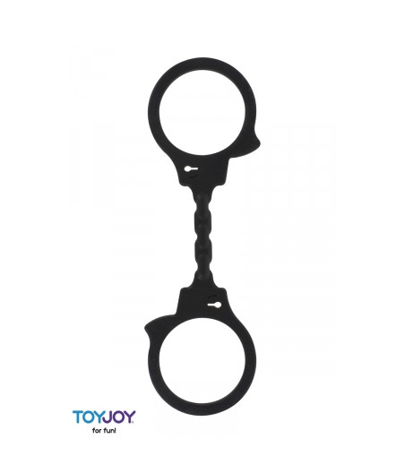 Menottes silicone stretchy - noir