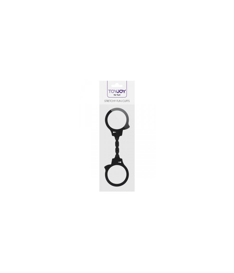 Menottes silicone stretchy - noir