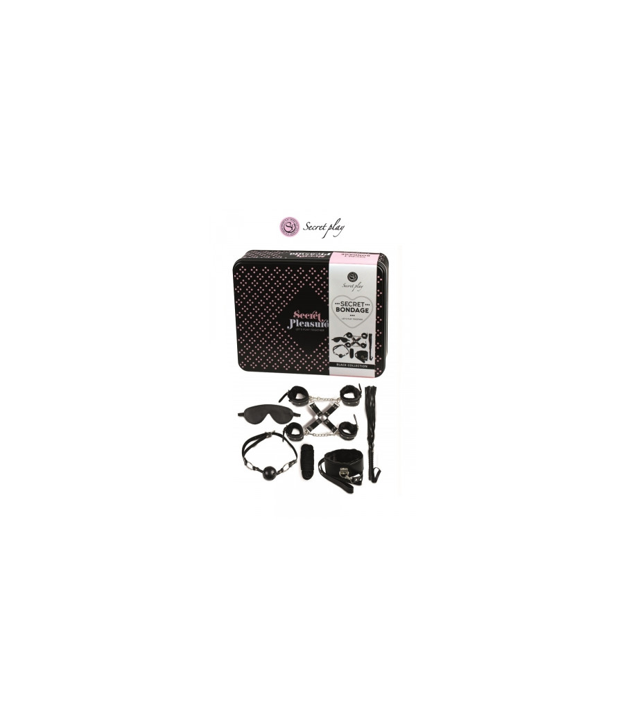 Kit BDSM 8 pièces - noir Kit BDSM 8 pièces - noir