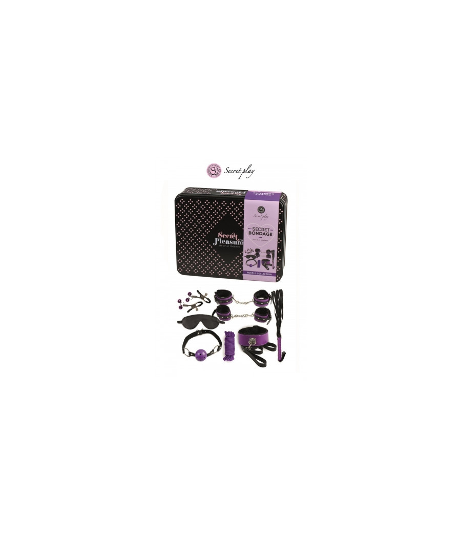 Kit BDSM 8 pièces - violet Kit BDSM 8 pièces - violet