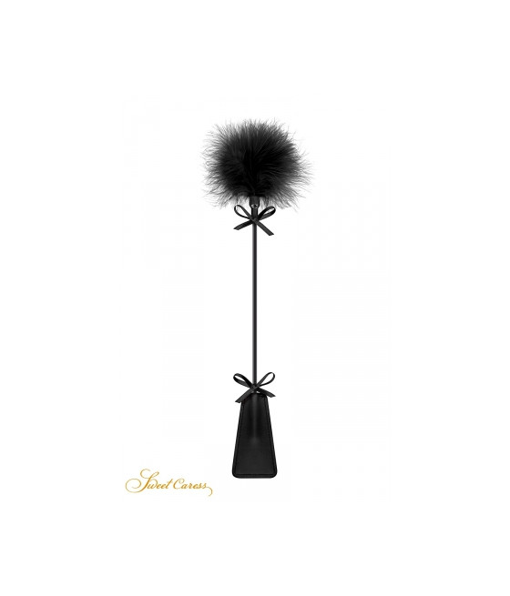 Tapette avec pompon noir - Sweet Caress