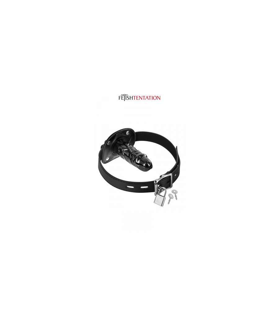 Bâillon avec gode interne - Fetish Tentation Bâillon avec gode interne - Fetish Tentation